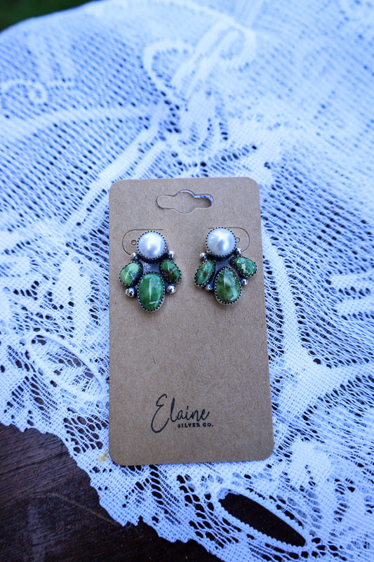 Stratmore Earrings - Pearl & Sonoran