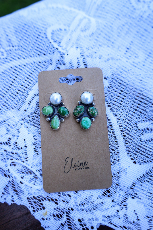 Burlington Earrings - Sonoran & Pearl