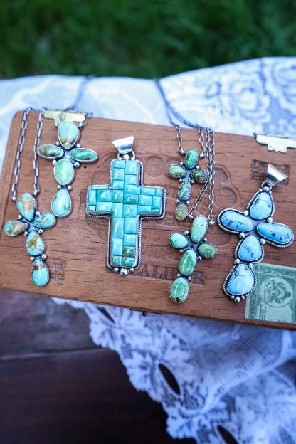 Firestone Cross Pendant