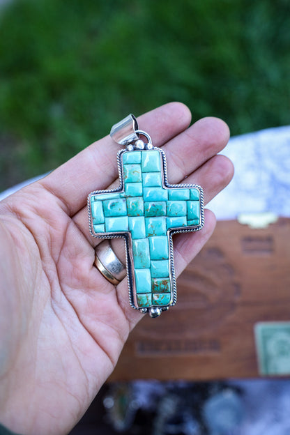 Firestone Cross Pendant