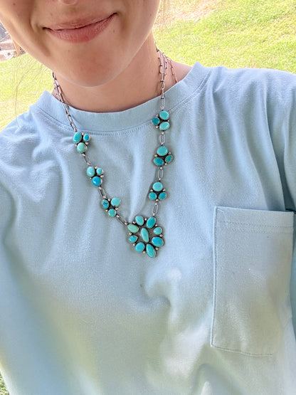 91 - Sleeping Beauty Statement Necklace