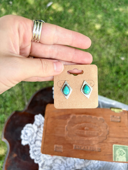 169 - Kingman Stone Earrings
