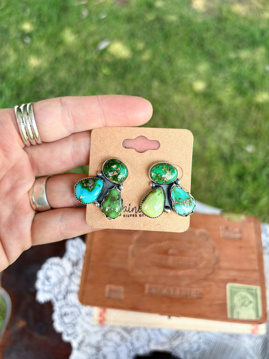 173 - Sonoran Gold Cluster Earrings