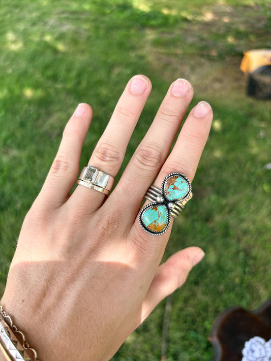121 - Glacier Blue Ring 9.5