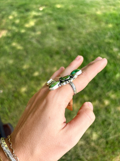 111 - Sonoran Gold Cluster Ring 6.75
