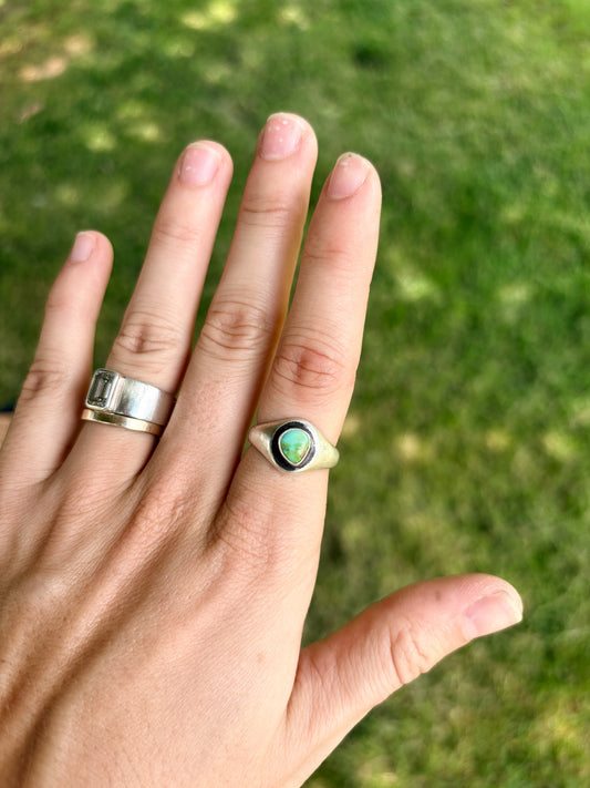 130 - Sonoran Gold Signet Ring Size 7
