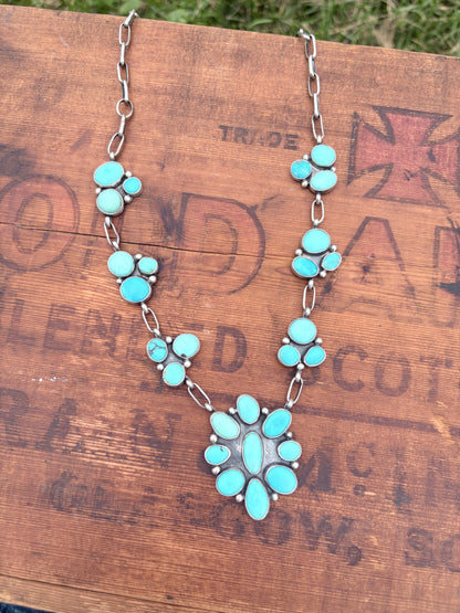 91 - Sleeping Beauty Statement Necklace