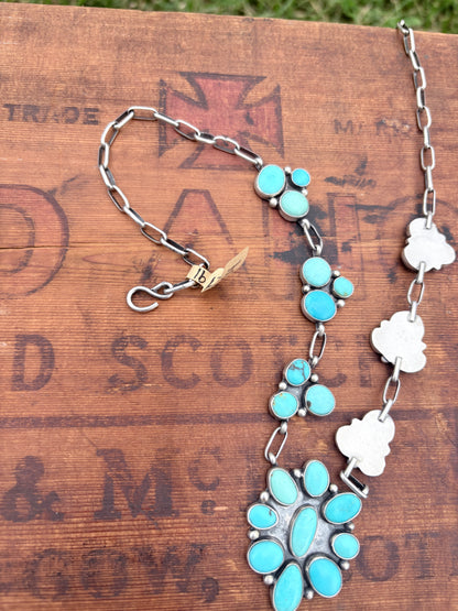 91 - Sleeping Beauty Statement Necklace