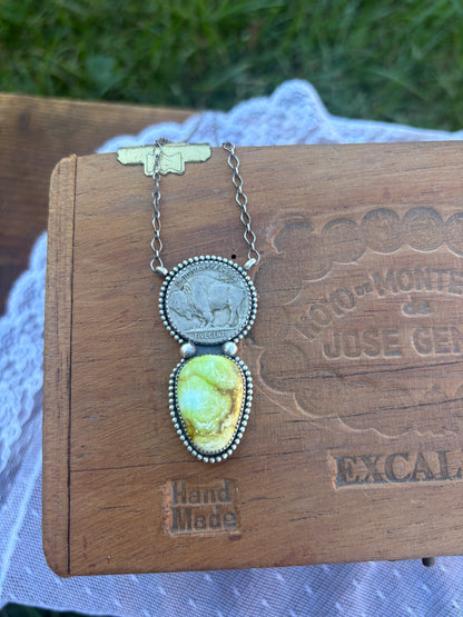 Palomino Buffalo Coin Necklace