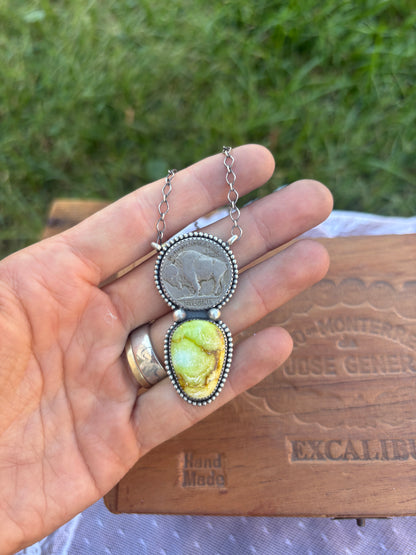 Palomino Buffalo Coin Necklace