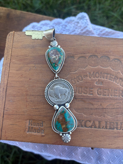 Royston Buffalo Coin Pendant