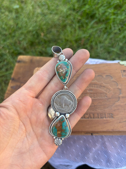 Royston Buffalo Coin Pendant