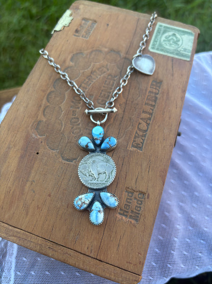 Golden Hills Buffalo Coin Necklace