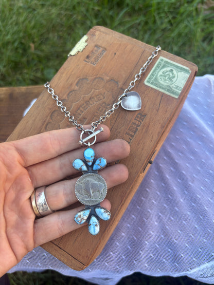 Golden Hills Buffalo Coin Necklace