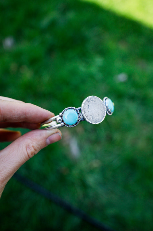 Aurora Cuff - Liberty Coin & Kingman