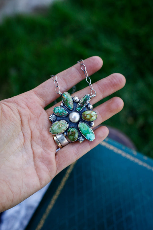 Estes Park Necklace - Sonoran & Pearl