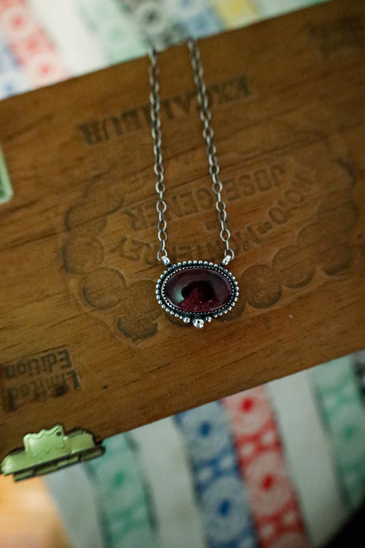 Purple Spiny Necklace