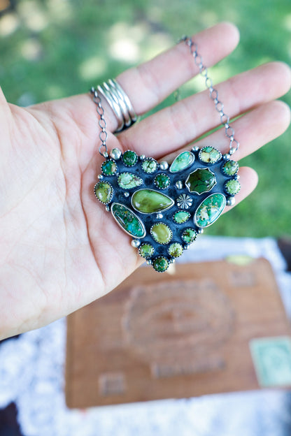 221 - Sonoran Gold Heart Necklace