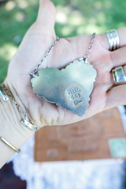221 - Sonoran Gold Heart Necklace