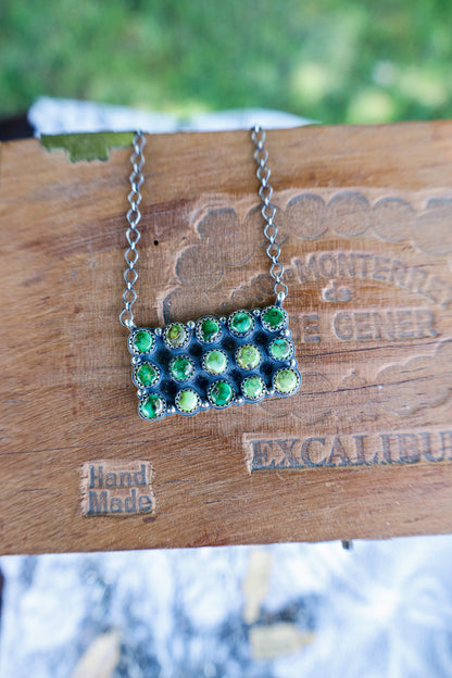 227 - Sonoran Cluster Bar Necklace