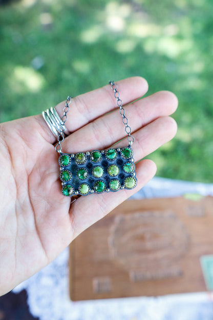 227 - Sonoran Cluster Bar Necklace