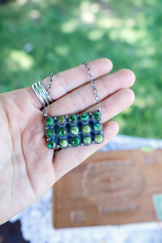 227 - Sonoran Cluster Bar Necklace
