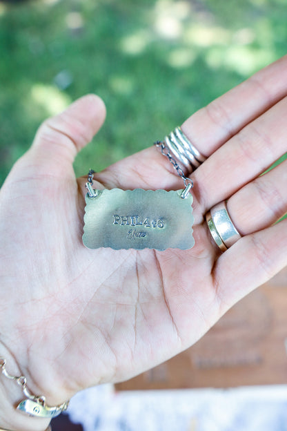 227 - Sonoran Cluster Bar Necklace