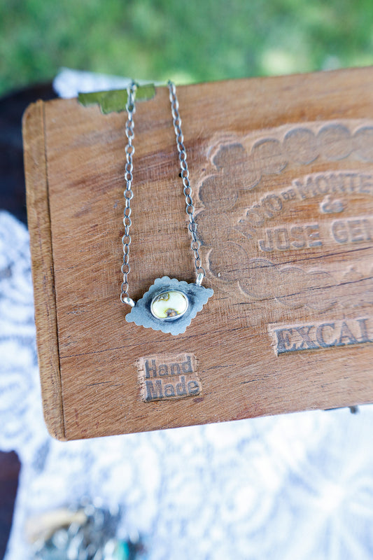 53 - Palomino Variscite Necklace