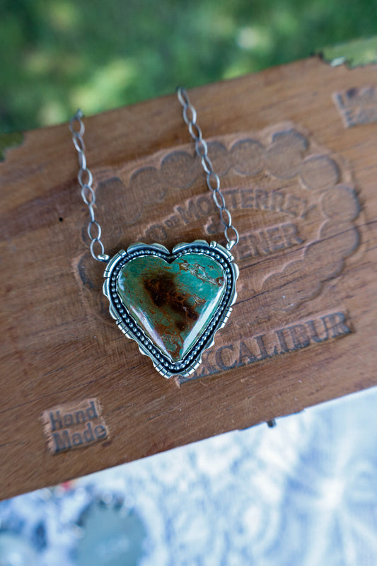 88 - Heart Shaped Royston Necklace