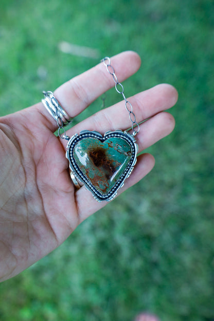 88 - Heart Shaped Royston Necklace