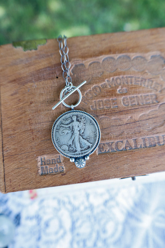 62 - Half Dollar Necklace