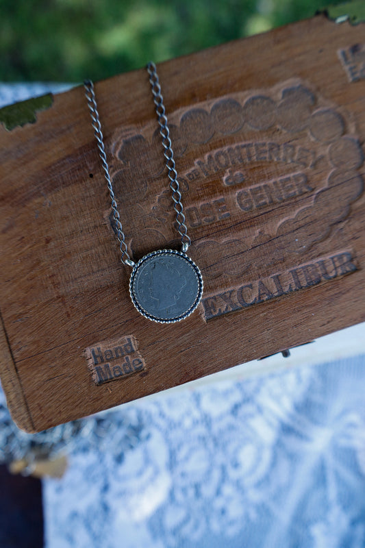 56 - Liberty Nickel Necklace