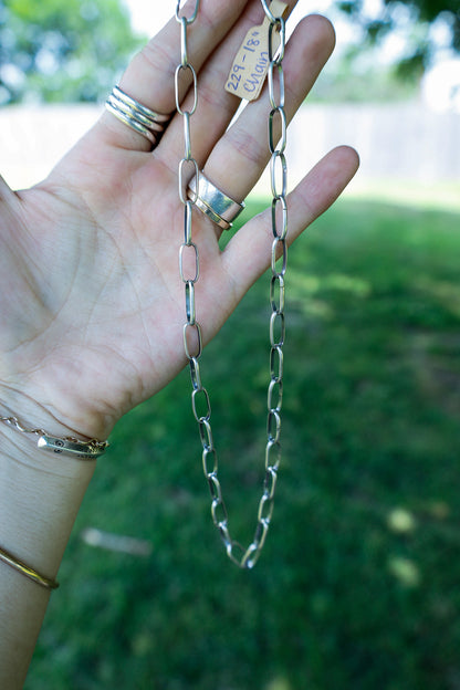214 - 25" Handmade Silver Chain