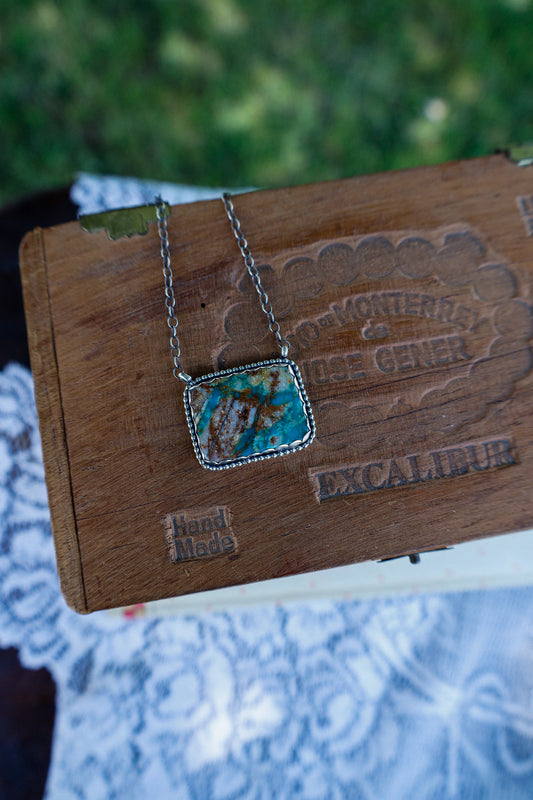 85 - Royston Single Stone Necklace