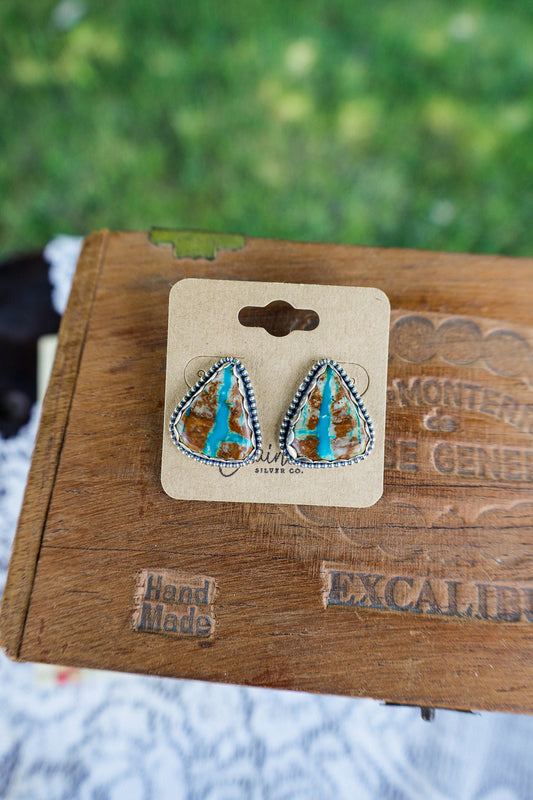 24 - Royston Single Stone Earrings