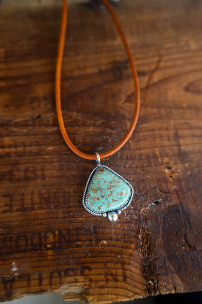Cypress Leather Necklace