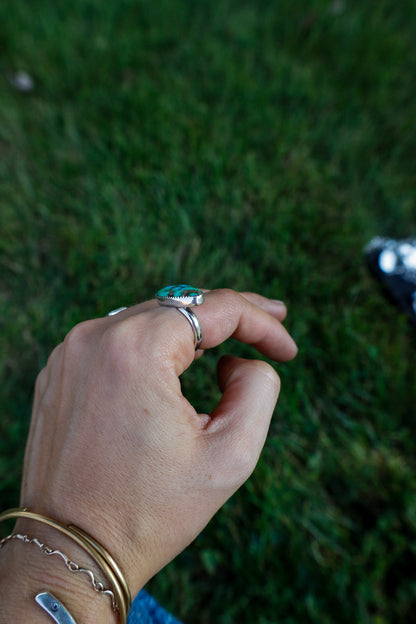 Sonoran Gold E+W Ring, 6.75